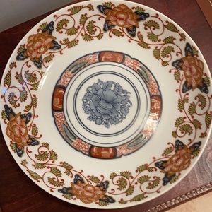 VTG “Peony” Georges Briard Japan print porcelain set 3 soup bowls